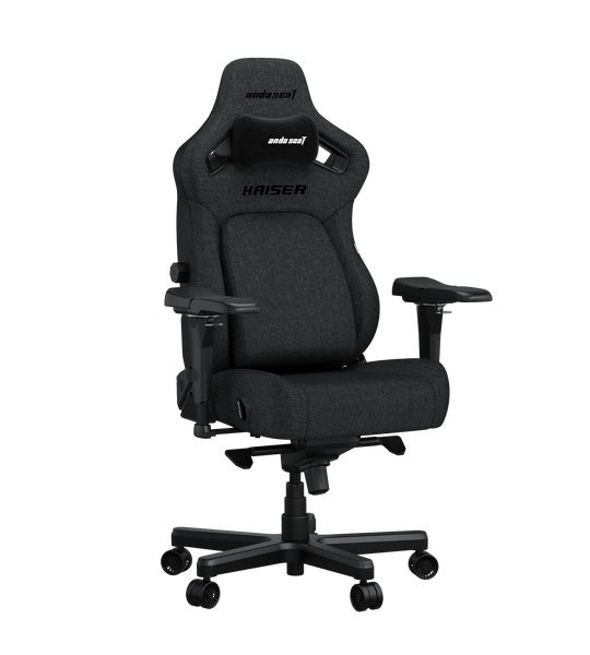 Крісло ігрове Anda Seat Kaiser 4 Dark Grey Fabric Size XL (AD12YDDC-XLL-20-GB-CF)