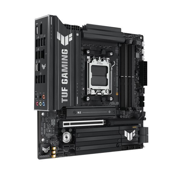 Материнcька плата ASUS TUF GAMING B850M-PLUS sAM5 B850 4xDDR5 M.2 HDMI DP mATX (90MB1IX0-M0EAY0) - купити в Україні за низькою ціною в інтернет-магазині "Rincom"