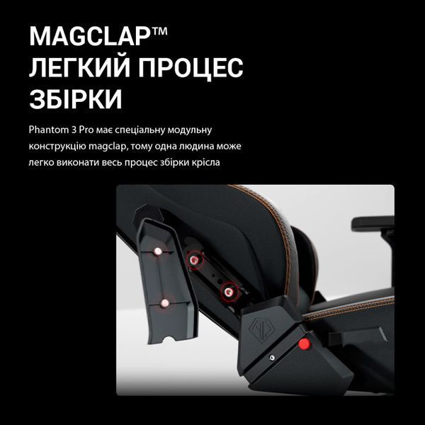 Крісло ігрове Anda Seat Phantom 3 Pro Grey Fabric Size L (AD18YC-06-G-F)