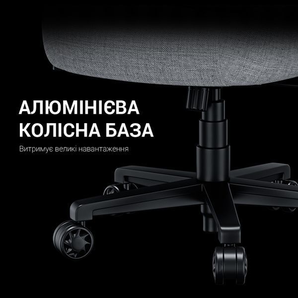 Крісло ігрове Anda Seat Phantom 3 Pro Grey Fabric Size L (AD18YC-06-G-F)