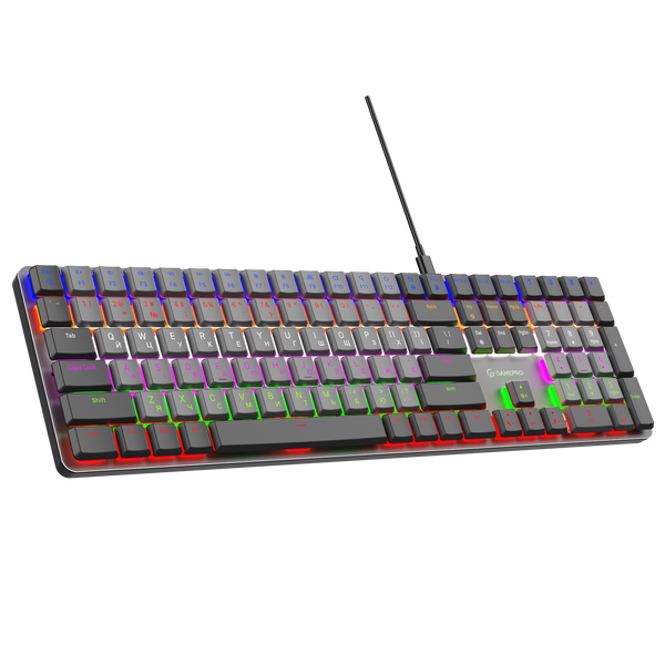 Дротова механічна клавіатура GamePro MK145R Red Switch Low Profile Dark Gray (MK145R) - купити в Україні за низькою ціною в інтернет-магазині "Rincom"