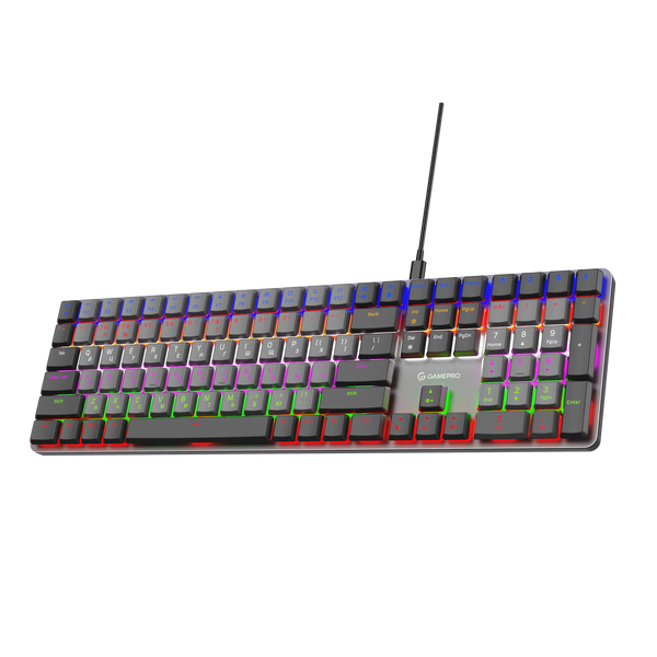 Дротова механічна клавіатура GamePro MK145R Red Switch Low Profile Dark Gray (MK145R) - купити в Україні за низькою ціною в інтернет-магазині "Rincom"