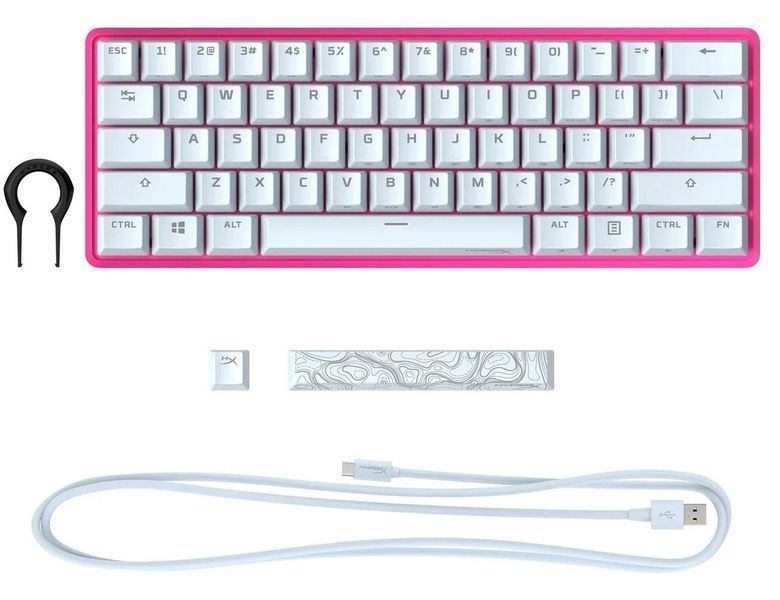 Клавіатура HyperX Alloy Origins 60 HX Red USB Pink (572Y6AA) - купити в Україні за низькою ціною в інтернет-магазині "Rincom"