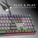 Дротова механічна клавіатура GamePro MK145R Red Switch Low Profile Dark Gray (MK145R) - фото 11 з 13