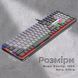 Дротова механічна клавіатура GamePro MK145R Red Switch Low Profile Dark Gray (MK145R) - фото 5 з 13