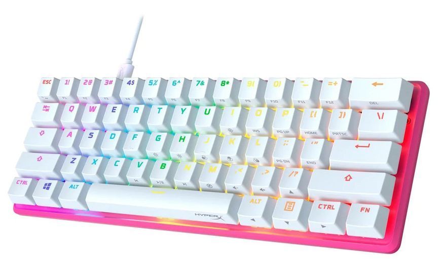 Клавіатура HyperX Alloy Origins 60 HX Red USB Pink (572Y6AA) - купити в Україні за низькою ціною в інтернет-магазині "Rincom"