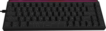 Дротова механічна клавіатура Ajazz NK68 Red switches Side Contour Black (NK68-R-S-B) (NK68-R-S-B) - купити в Україні за низькою ціною в інтернет-магазині "Rincom"