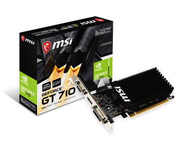 MSI GeForce GT 710 2GB GDDR3 (GT 710 2GD3H LP) - купити в Україні за низькою ціною в інтернет-магазині "Rincom"