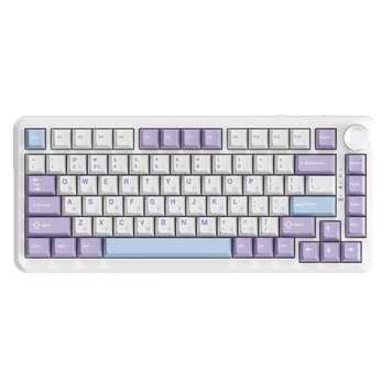 Ігрова дротова механічна клавіатура Ajazz AK820 MAX Magnetic switches-Purple-White-Blue-RGB (AK820MAX-WM-PWB) - купити в Україні за низькою ціною в інтернет-магазині "Rincom"