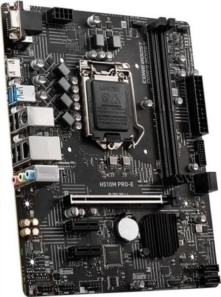 Материнстка плата MSI H510M PRO-E (s1200, H510, microATX) (MSI H510M Pro-E) - купити в Україні за низькою ціною в інтернет-магазині "Rincom"