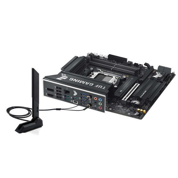 Материнcька плата ASUS TUF GAMING B850M-PLUS WIFI sAM5 B850 4xDDR5 M.2 HDMI DP Wi-Fi BT mATX (90MB1IY0-M0EAY0) - купити в Україні за низькою ціною в інтернет-магазині "Rincom"