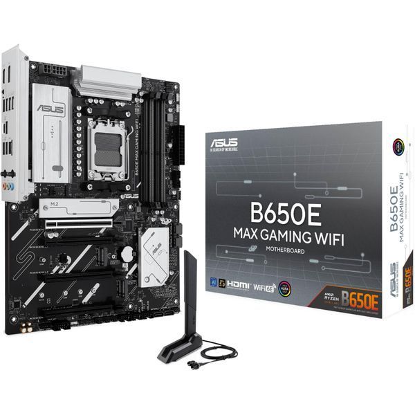 Материнcька плата ASUS B650E MAX GAMING WIFI sAM5 B650 4xDDR5 M.2 HDMI DP ATX (90MB1LD0-M0EAY0) - купити в Україні за низькою ціною в інтернет-магазині "Rincom"