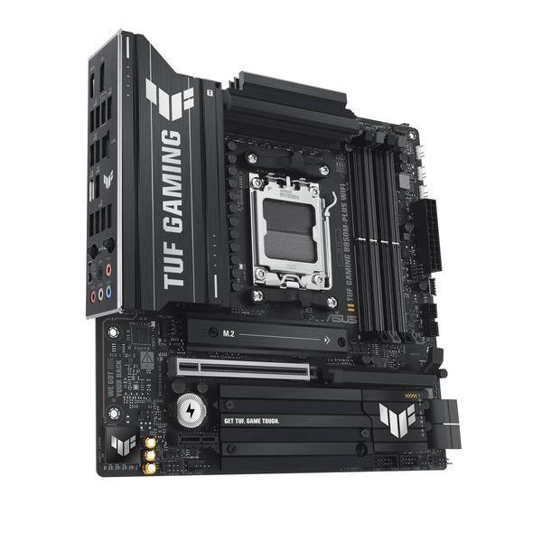 Материнcька плата ASUS TUF GAMING B850M-PLUS WIFI sAM5 B850 4xDDR5 M.2 HDMI DP Wi-Fi BT mATX (90MB1IY0-M0EAY0) - купити в Україні за низькою ціною в інтернет-магазині "Rincom"