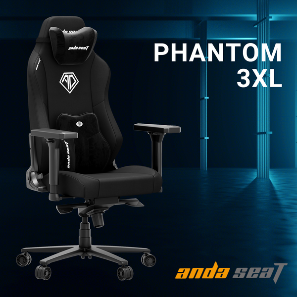 Крісло ігрове Anda Seat Phantom 3 XL Fabric Dark Gray Size XL (AD18XL-52-GB-F-G01)