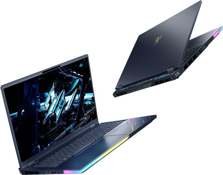 Ноутбук Acer Predator Helios 18 PH18-73 18" WQXGA IPS, Intel U9-275HX, 64GB, F2TB, NVD5080-16, Lin, чорний (NH.QVZEU.003) - купити в Україні за низькою ціною в інтернет-магазині "Rincom"