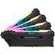 Комплект оперативної пам`яті Corsair 32 GB (4x8GB) DDR4 3600 MHz Vengeance RGB Pro Black (CMW32GX4M4D3600C18) - фото 1 з 3