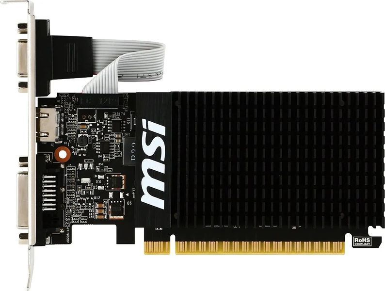 MSI GeForce GT 710 2GB GDDR3 (GT 710 2GD3H LP) - купити в Україні за низькою ціною в інтернет-магазині "Rincom"
