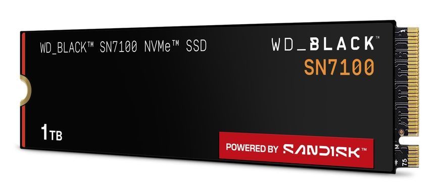 Твердотільний запам&rsquo;ятовувальний пристрій накопичувач (SSD) G4 M.2 NVME 1TB BLACK SN7100 WDS100T4X0E SANDISK (WDS100T4X0E) - купити в Україні за низькою ціною в інтернет-магазині "Rincom"