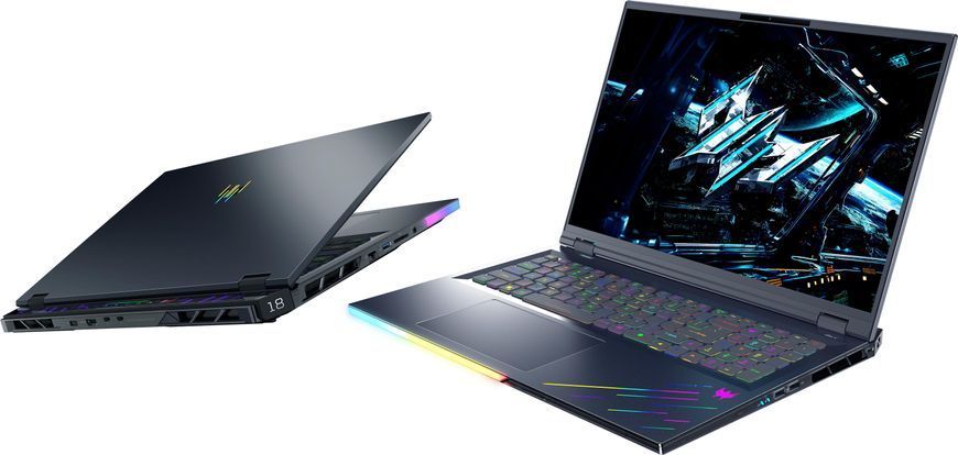Ноутбук Acer Predator Helios 18 PH18-73 18" WQXGA IPS, Intel U9-275HX, 64GB, F2TB, NVD5080-16, Lin, чорний (NH.QVZEU.003) - купити в Україні за низькою ціною в інтернет-магазині "Rincom"