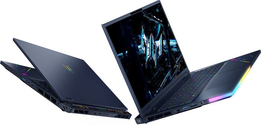 Ноутбук Acer Predator Helios 18 PH18-73 18" WQXGA IPS, Intel U9-275HX, 64GB, F2TB, NVD5080-16, Lin, чорний (NH.QVZEU.003) - купити в Україні за низькою ціною в інтернет-магазині "Rincom"
