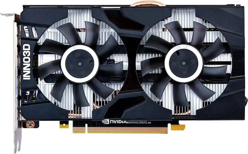 Inno3D GeForce GTX 1660 SUPER Twin X2 6gb GDDR5 (M166SK-06D6) - купити в Україні за низькою ціною в інтернет-магазині "Rincom"