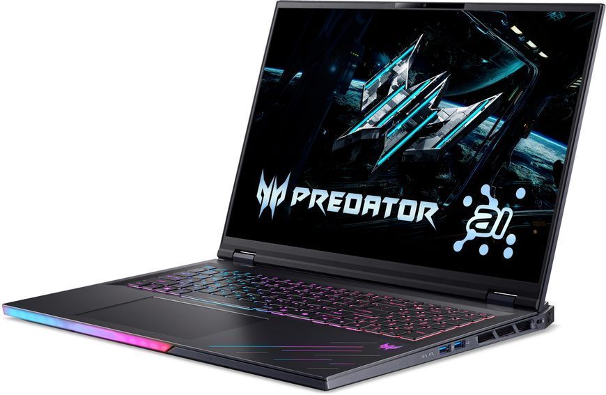 Ноутбук Acer Predator Helios 18 PH18-73 18" WQXGA IPS, Intel U9-275HX, 64GB, F2TB, NVD5080-16, Lin, чорний (NH.QVZEU.003) - купити в Україні за низькою ціною в інтернет-магазині "Rincom"