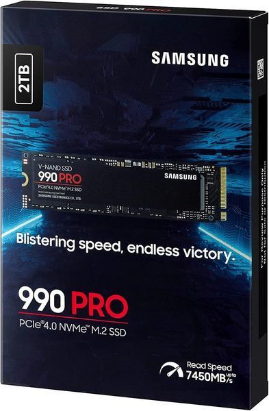 Накопичувач SSD Samsung M.2 2TB PCIe 4.0 990PRO (MZ-V9P2T0BW) - купити в Україні за низькою ціною в інтернет-магазині "Rincom"