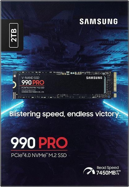 Накопичувач SSD Samsung M.2 2TB PCIe 4.0 990PRO (MZ-V9P2T0BW) - купити в Україні за низькою ціною в інтернет-магазині "Rincom"