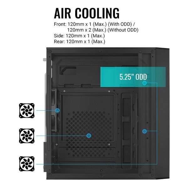 Корпус Aerocool CS104 (CS104) - купити в Україні за низькою ціною в інтернет-магазині "Rincom"