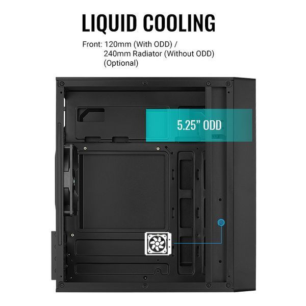 Корпус Aerocool CS104 (CS104) - купити в Україні за низькою ціною в інтернет-магазині "Rincom"
