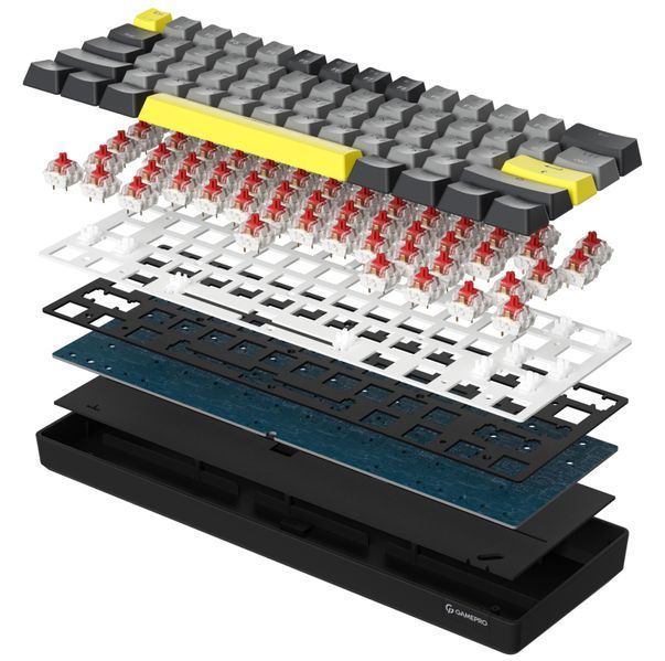 Клавіатура механічна бездротова GamePro Asgard Fenrir (MK130G Pro) (MK130G Pro) - купити в Україні за низькою ціною в інтернет-магазині "Rincom"