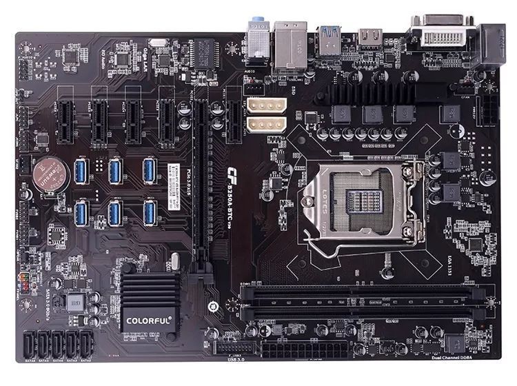 Colorful B250A-BTC (s1151, Intel B250, ATX) (B250A-BTC) - купити в Україні за низькою ціною в інтернет-магазині "Rincom"