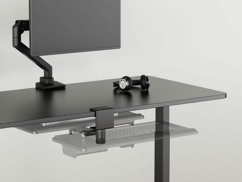Підставка для клавіатури OfficePro KT163B Black (KT163B)