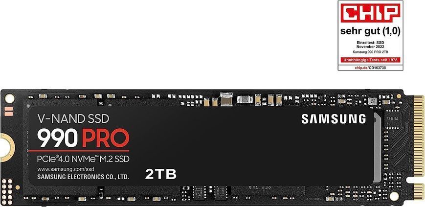 Накопичувач SSD Samsung M.2 2TB PCIe 4.0 990PRO (MZ-V9P2T0BW) - купити в Україні за низькою ціною в інтернет-магазині "Rincom"