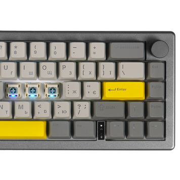Клавіатура механічна бездротова EPOMAKER EK68 Budgerigar V2 Black (EK68-B-BV2) (EK68-B-BV2) - купити в Україні за низькою ціною в інтернет-магазині "Rincom"
