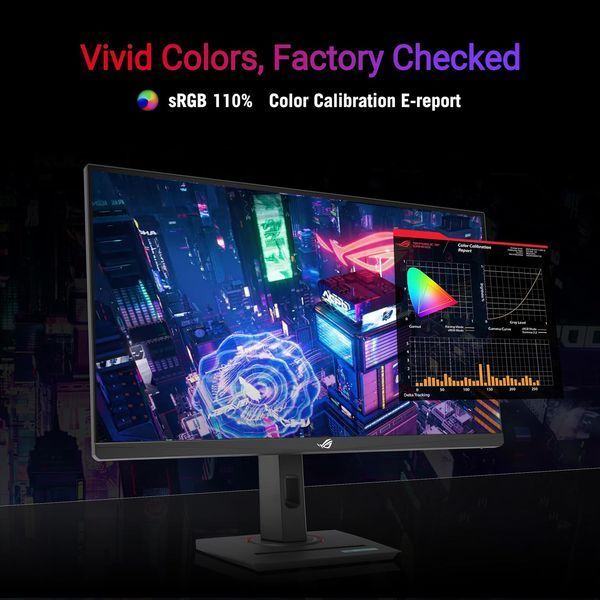 Монітор Asus 27" ROG Strix XG279CNS HDMI, DP, USB-C, IPS, 380Hz, 0.3ms, sRGB 110%, AdaptiveSync, Pivot, HDR400 (90LM0AW0-B01371) - купити в Україні за низькою ціною в інтернет-магазині "Rincom"
