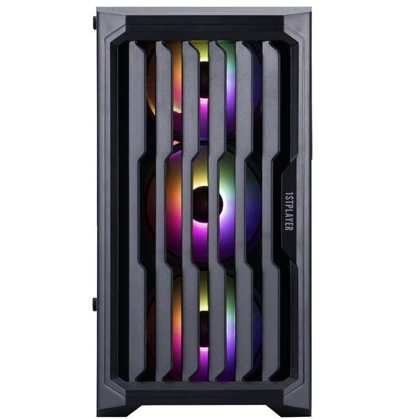Корпус 1stPlayer H2-BK-4F7 Black (1stPlayer H2-BK-4F7) - купити в Україні за низькою ціною в інтернет-магазині "Rincom"