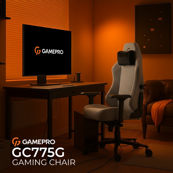 Крісло ігрове GamePro GC775G Fabric Gray (GC775G)
