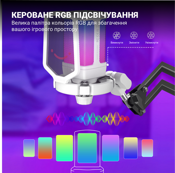 Мікрофон Fifine Q6TW White (Q6TW) - купити в Україні за низькою ціною в інтернет-магазині "Rincom"