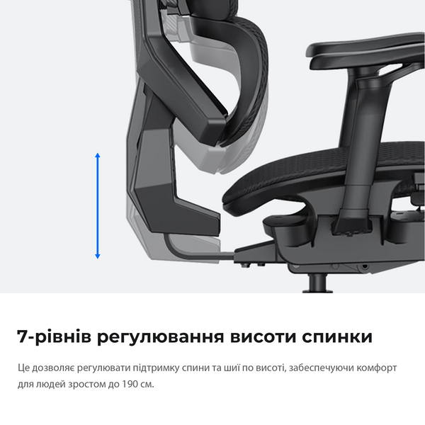 Крісло ігрове Anda Seat X-Air Pro Size XL Mesh Space Black (AD-WY-01-BBB-B01)