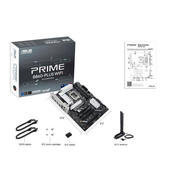 Материнcька плата ASUS PRIME B860-PLUS WIFI s1851 B860 4xDDR5 M.2 DP HDMI Wi-Fi BT ATX (90MB1K50-M0EAY0) - купити в Україні за низькою ціною в інтернет-магазині "Rincom"