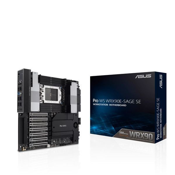 Материнcька плата ASUS PRO WS WRX90E-SAGE SE sTR5 WRX90 8xDDR5 M.2 EEB (90MB1FW0-M0EAY0) - купити в Україні за низькою ціною в інтернет-магазині "Rincom"