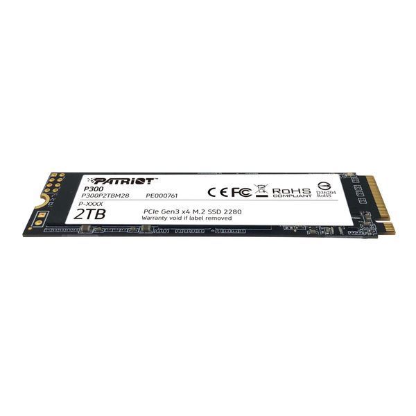 Твердотільний запам&rsquo;ятовувальний пристрій накопичувач (SSD) M.2 2280 2TB P300 P300P2TBM28 PATRIOT (P300P2TBM28) - купить в Украине по низкой цене в интернет-магазине "Rincom"