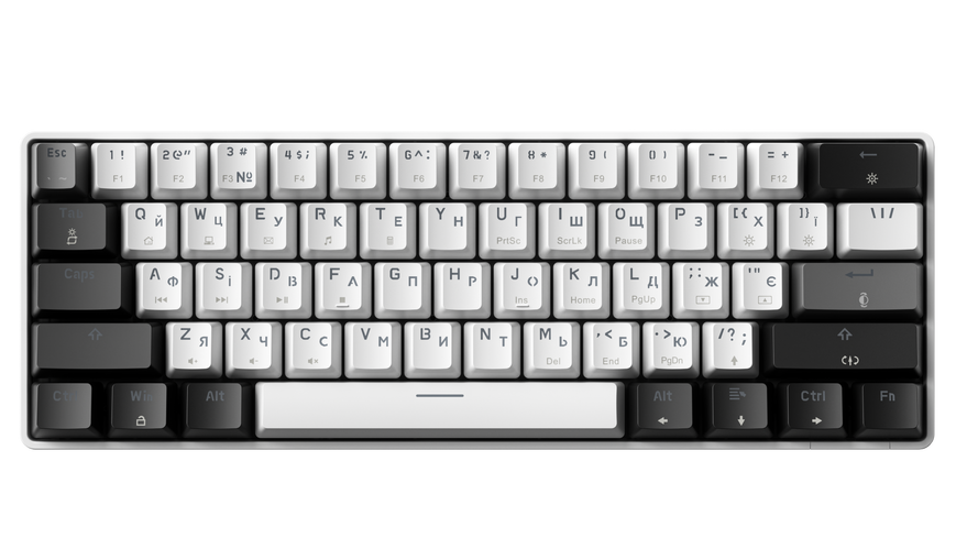 Механічна клавіатура GamePro Genesis Infinity (MK130BW) outemu swithes (MK130BW) - купити в Україні за низькою ціною в інтернет-магазині "Rincom"