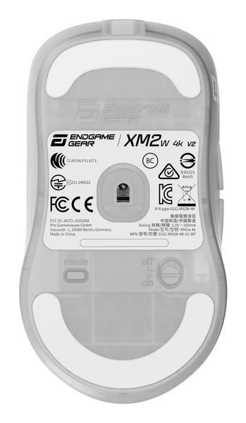 Миша ігрова бездротова Endgame Gear XM2w 4k v2 , білий (прозорий) (PGW-EG-MOU-082) - купити в Україні за низькою ціною в інтернет-магазині "Rincom"