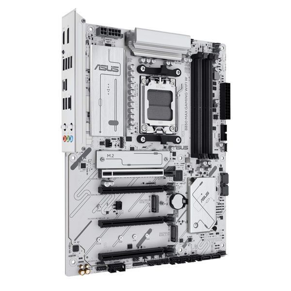 Материнcька плата ASUS B850 MAX GAMING WIFI W sAM5 B850 4xDDR5 M.2 HDMI DP WiFi BT ATX білий (90MB1M10-M0EAY0) - купити в Україні за низькою ціною в інтернет-магазині "Rincom"