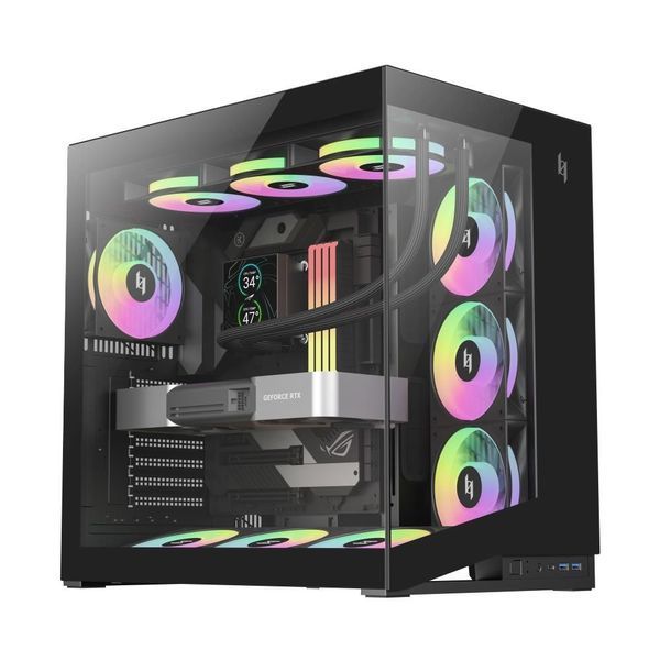 Корпус для комп'ютера ATX W/O PSU NEX C56 BK GAMEMAX (NEX C56 BK) - купити в Україні за низькою ціною в інтернет-магазині "Rincom"