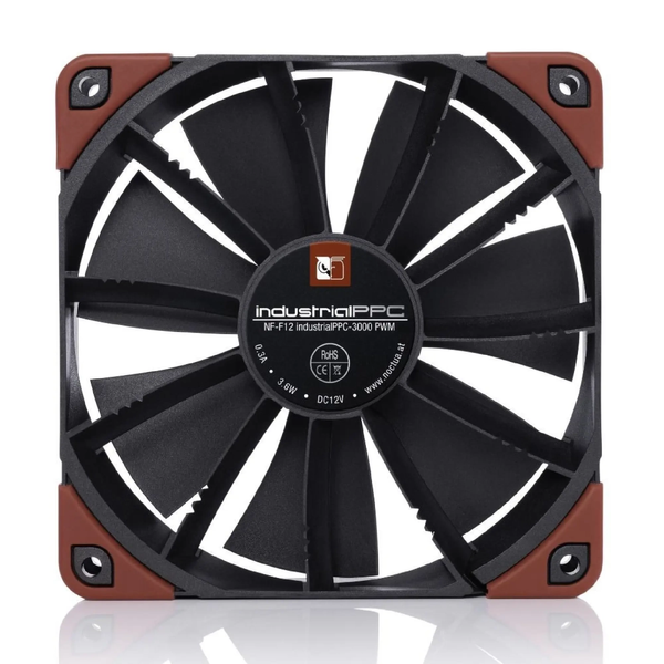 Вентилятор Noctua NF-F12 12V/ 3.6W/ 120 х 25 х 120 мм/ 4х провідний (NF-F12iPPC-3000 PWM) - купити в Україні за низькою ціною в інтернет-магазині "Rincom"