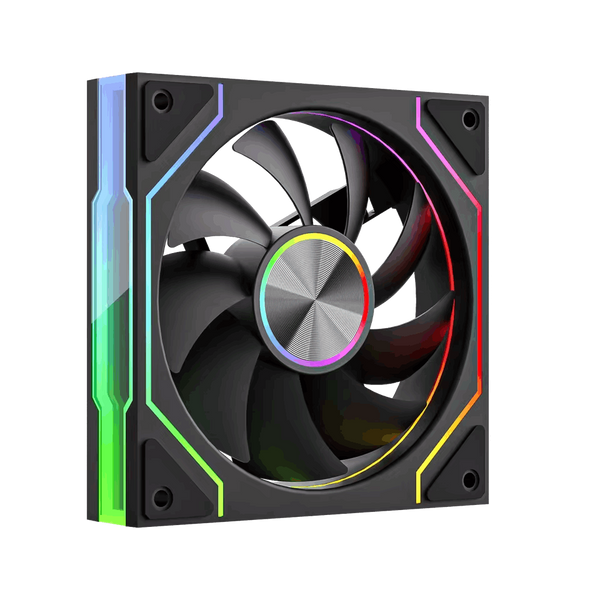 Вентилятор Power Train Prism 7 PRO 120mm ARGB (Black) (Power Train PRISM 7 PRO 120mm black) - купити в Україні за низькою ціною в інтернет-магазині "Rincom"
