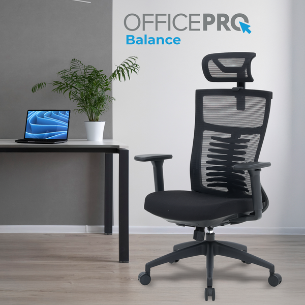 Крісло офісне OfficePro Balance OC550-B-B-B (OC550-B-B-B)